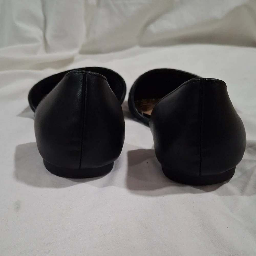 LC Lauren Conrad Women's Black Textured Loafers Size 6